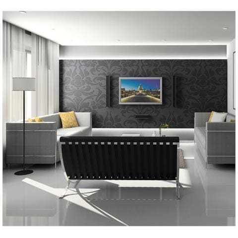 Supporto a Parete Nero 42.5 x 40 cm BTV510 / B - Foto 1